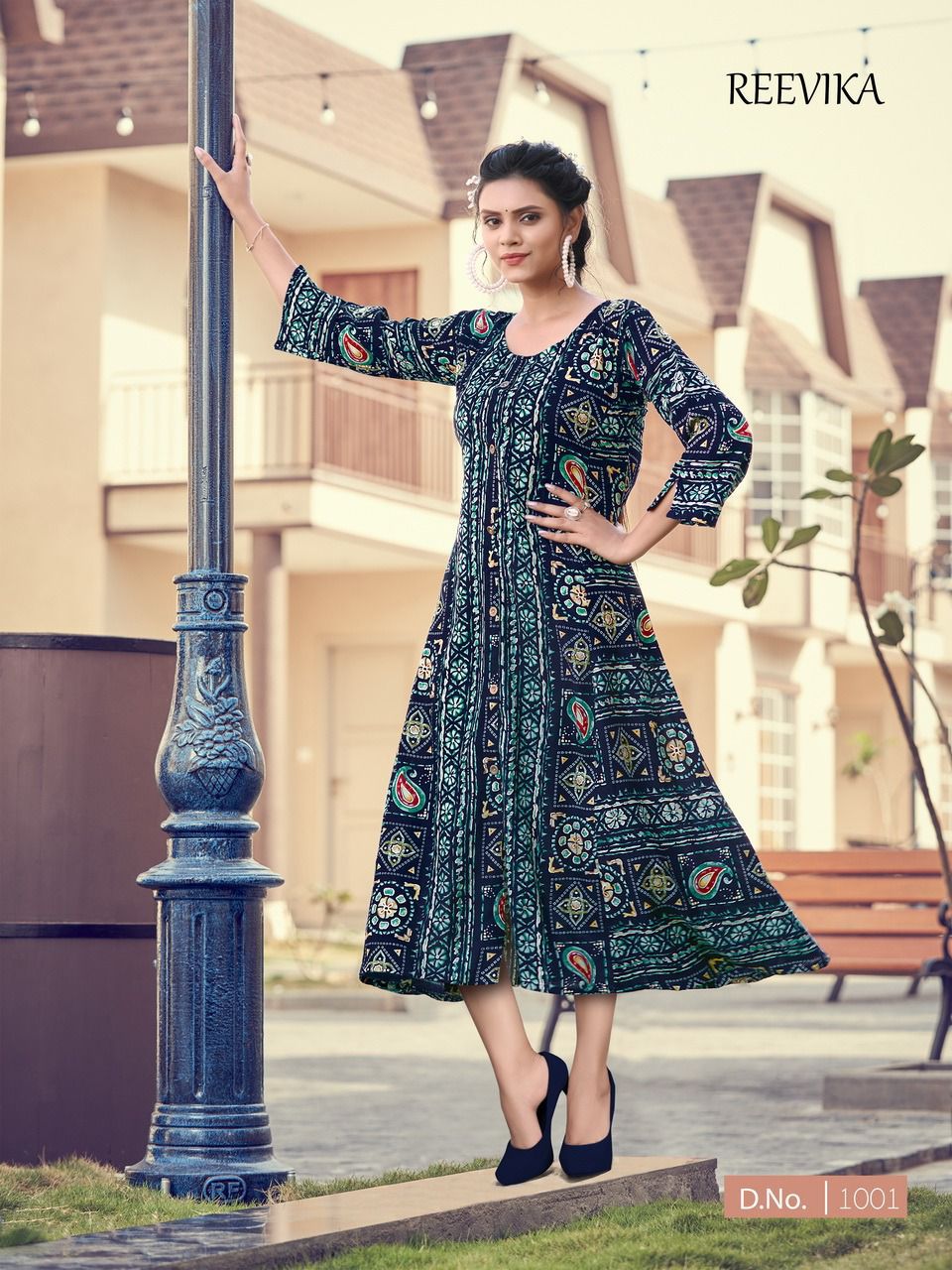  Reevika Princess Regular Wear Wholesale Printed Kurtis Catalog